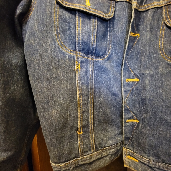 Fleece lined Denim Jacket - Picture 3 of 6